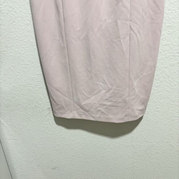 NEW WHBM White House Black Market Satin Collar Sheath Dress 2 Cottage Rose Party - Picture 4 of 11